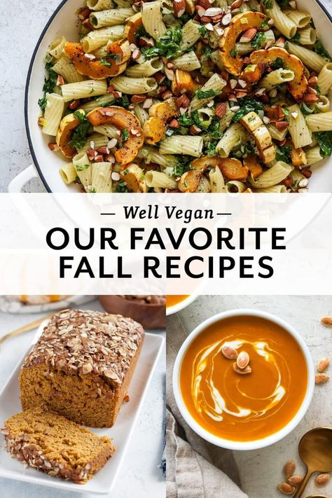 Skillet Flatbread, Vegan Fall Recipes, Vegan Potstickers, Fall Vegan Recipes, Acorn Squash Recipes, Flatbread Recipe, Hearty Lunch, Pumpkin Pasta, Easy Skillet