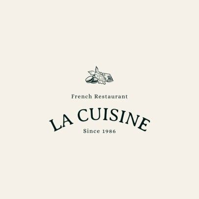 Italian Bistro Design, French Logo Design Inspiration, French Restaurant Branding, French Branding Design, French Bakery Logo, French Restaurant Logo, French Cafe Branding, Kitchen Logo Design Branding, French Logo Design