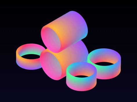 #XiaopengZhang | 2.5D gradient. #gif #digitalillustration #graphicdesign Gradient Gif, Gradient Animation Gif, Freeform Gradient, Geometric Animation Gif, 3d Particle Animation, Optical Illusion Gif, Illusion Gif, Graphisches Design, Oddly Satisfying Videos