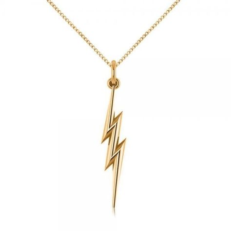 Get it from Allurez for $399. Available in 3 colors, lengths 16 inch and 18 inch, with free shipping. Allurez Jewelry, Lightning Bolt Jewelry, Lightning Pendant, Pink Gold Jewelry, Harry Potter Accessories, Necklaces White, Lightning Bolt Necklace, Rose Gold Pendant Necklace, Metal Jewellery