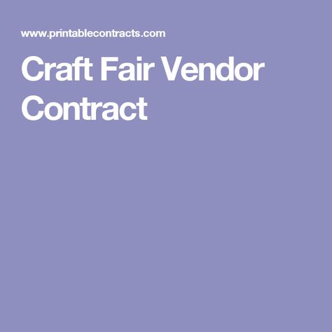 Craft Fair Vendor Contract Craft Fair Vendor, Vendor Market, Craft Show, Craft Fair, Tile Art, Craft Fairs, Event Planning, Projects To Try