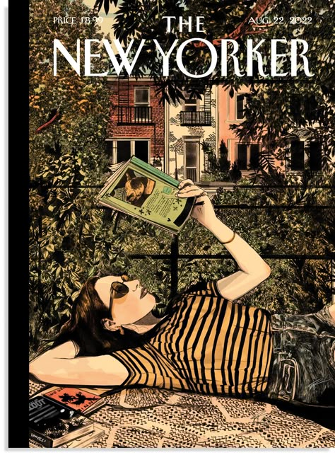 Nicole Rifkin’s “Sun-Dappled” | The New Yorker The New Yorker Magazine, New Yorker Magazine, New Yorker Covers, August 22, Print Magazine, 영감을 주는 캐릭터, The New Yorker, Room Posters, Digital Magazine