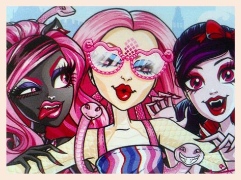 official monster high art Arte Monster High, Monster High Pictures, Moster High, Catty Noir, Cartoon Girls, Love Monster, Monster High Art, Monster High Characters, Ever After High