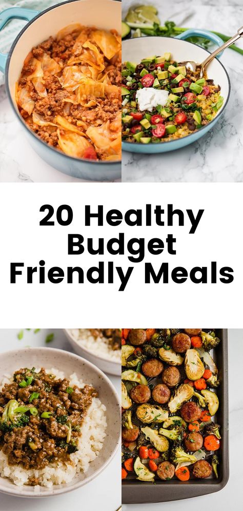 20 Healthy Budget Friendly Meals - Unbound Wellness Affordable Paleo Meals, Healthy Budget Friendly Meals, Aip Lunch, Budget Friendly Meals, Unbound Wellness, 2023 Food, Invest In Your Health, Healthy Budget, Budget Family Meals