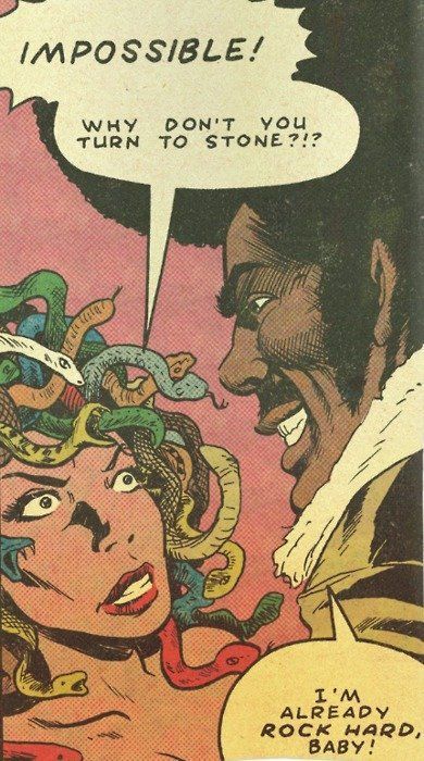 Humorous Captions, Killer Quotes, Black Dynamite, Zombie Apocolypse, Spooky Memes, Turn To Stone, Comic Book Panels, Pop Art Comic, Comic Manga