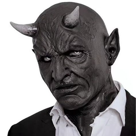 Halloween Costume Props, Devil Mask, Mascaras Halloween, Horror Masks, Halloween Masquerade, Scary Costumes, Halloween Men, Fantasias Halloween, Mens Halloween Costumes