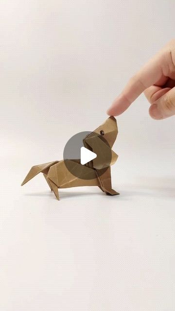 3d Animal Paper Craft, Origami Dog Step By Step, Puppy Origami, Cute Origami Animals, Monkey Activities, Dog Origami, Galaxy Art Painting, Birthday Balloon Surprise, Handcraft Ideas