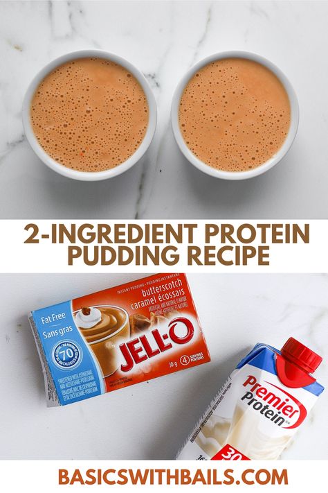 Protein pudding is a delicious and easy way to add more protein to your diet while satisfying your sweet tooth. In addition to being high in protein, this pudding is also low in sugar and calories, making it a great option for those looking to maintain a healthy lifestyle. It’s also a convenient option for those on-the-go, as it easily packs into a container. Get the full recipe at basicswithbails.com.

Ingredients:
-Jell-o pudding mix
-Vanilla Premier Protein Shake Protein Butterscotch Pudding, Protein Shakes With Pudding Powder, Protein Shakes With Jello Pudding, Ww Premier Protein Shake Recipes, Protein Drink Dessert, Protein Drinks With Pudding, Protein Jello Pudding Recipes, Ww Premier Protein Pudding, Low Calorie Protein Pudding