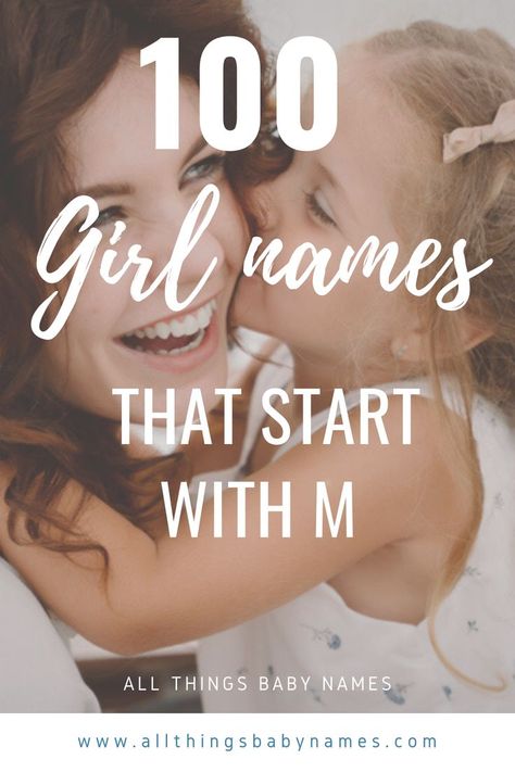 If you’re looking for a baby girl name starting with the letter “M,” we want to help you weigh your options. From Mabel to Myra, we have curated a list of 100 girl names, starting with the letter “M” and the meanings and origin of each name. Let the browsing begin. Baby Names Start With M, M Names For A Girl, M Names For Girls, M Baby Names, M Girl Names, Names Starting With M, Latin Girl Names, Baby Girls Names