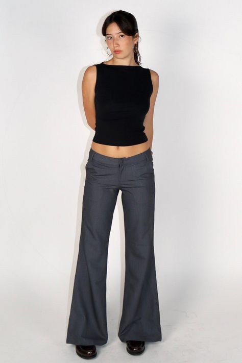 SCG COLLECTION | MOST-WANTED – SCG_COLLECTIONS 2024 Fits, Sixth Form Outfits, Clothing Studio, Low Rise Pants, Trouser Outfit, 여름 스타일, Charlie's Angels, Sleeves Top, Straight Leg Trousers