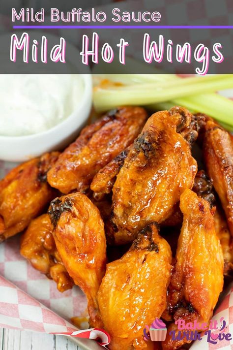 Mild Hot Wing Sauce, Medium Buffalo Wing Sauce, Sweet Mild Wing Sauce Recipes, Mild Wings Recipe Baked, Medium Chicken Wing Sauce, Mild Buffalo Wing Sauce, Medium Wing Sauce, Buffalo Wild Wings Mild Sauce Recipe, Wingstop Mild Sauce Recipe