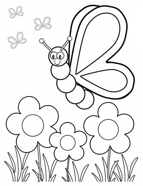 Spring Coloring Pages: Spring coloring sheets can actually help your kid learn more about the spring season. Here are top 25 spring coloring pages free #printables Spring Coloring Sheets, معرض فني, Insect Coloring Pages, Bug Coloring Pages, Garden Coloring Pages, Kindergarten Coloring Pages, Preschool Coloring Pages, Spring Coloring Pages, Christmas Child