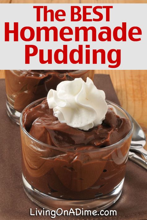 Homemade Pudding Recipe, Vanilla Pudding Recipe, Pudding Recipes Homemade, Vanilla Pudding Recipes, Keto Pudding, Homemade Vanilla Pudding, Malva Pudding, Homemade Chocolate Pudding, Oreo Pudding