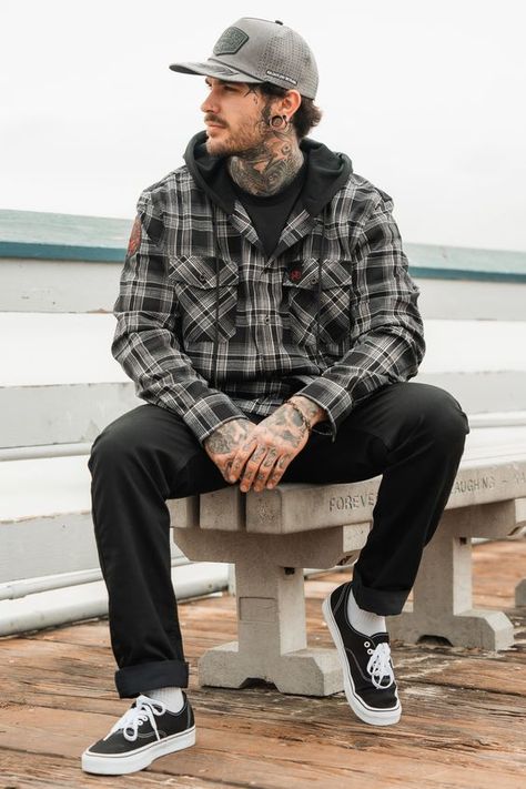 Great product for that kind of money. The size is not small. Came to Ukraine in 13 days. Tattooed Men Fashion, Hipster Grunge Outfits Men, Men Nerdy Fashion, Street Style Men Summer, Rocker Outfit Men, Men's Urban Style, Edgy Mens Fashion, Alternative Mens Fashion, Mens Outfits Streetwear