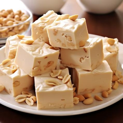 Peanut Butter Fantasy Fudge | JET-PUFFED | Recipes - Kraft Heinz Fantasy Fudge Peanut Butter, Fantasy Peanut Butter Fudge, Peanut Butter Fantasy Fudge, Recipes Using Marshmallows, Original Fantasy Fudge Recipe, Creamy Peanut Butter Fudge, Penuche Fudge, Kraft Peanut Butter, Fantasy Fudge Recipe