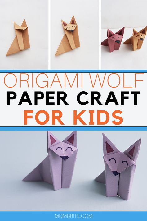 Werewolf Craft, Coyote Craft Preschool, Wolf Preschool Craft, Wolf Habitat Projects For Kids, Wolf Craft Ideas, Wolf Crafts For Kids, Wolf Party Games, Wolf Crafts, Wolf Party Ideas For Kids