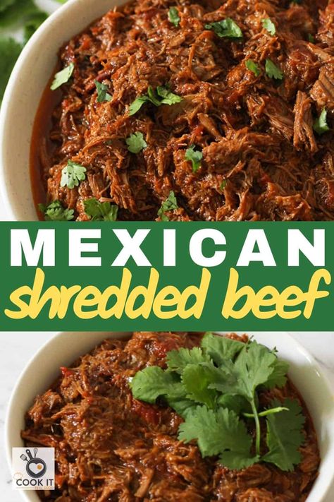 Authentic Shredded Beef Tacos, Slow Cooked Mexican Beef, Pulled Beef Nachos, Authentic Mexican Shredded Beef, Slow Cooked Beef Enchiladas, Pulled Beef Quesadillas, Shredded Beef Tacos Oven, Mexican Style Shredded Beef, Mexican Shredded Beef Dutch Oven