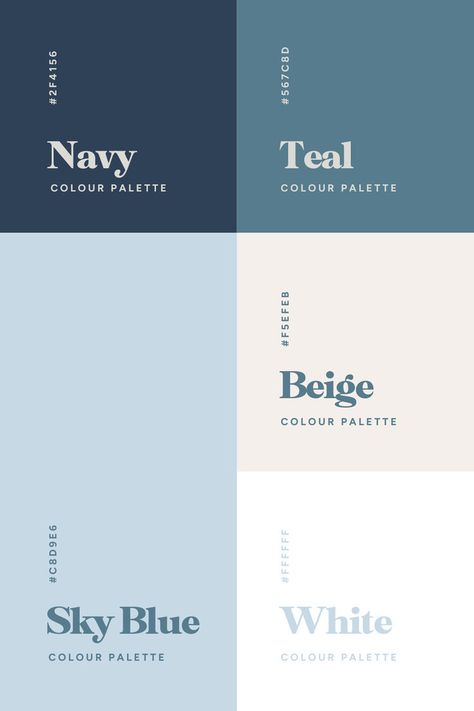 Love this light & calm blue website color palette for an psychologist! Click to see the perfect mix of modern & feminine tones for your next project! #websitedesign #colorpalette #inspiration ✨ Light Colours Palette, All Colors Palette, Cool Palette Color, Light Blue Colour Pallete, Shades Of Blue Colour Palettes, Cool Tone Colour Palette, Colour Palette Light Blue, Pantone Blue Palette, Color Palette Calming