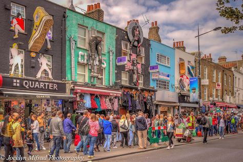 Camden High Street photographed by Jocelyn Mifsud - The Best Of Camden Town In Photos | Londonist Camden Street, London History, Camden Town, Design Master, London Calling, London Life, London England, Places To Go, Street View