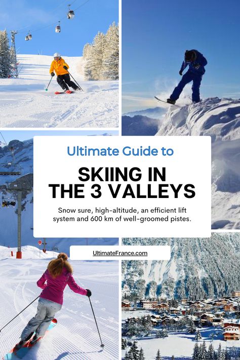 Snow sure, high=altitude, an efficient lift system and 600 km of well-groomed pistes. Get the lowdown on all the resorts in The 3 Valleys, including the best pistes and off-piste descents, where to stay, eat and après. How To Ski, Les Arcs, French Alps, Michelin Star, Ski Area, High Altitude, Saint Martin, The Snow, Snowboarding