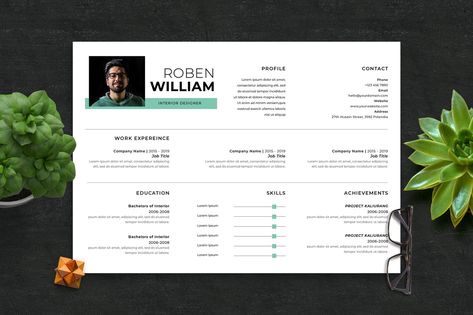 Resume Template InDesign INDD Resume Design Landscape, Landscape Resume Design, Cv Landscape, Resume Landscape, Arch Portfolio, Curriculum Vitae Design, Indesign Resume Template, College Resume Template, Job Cv