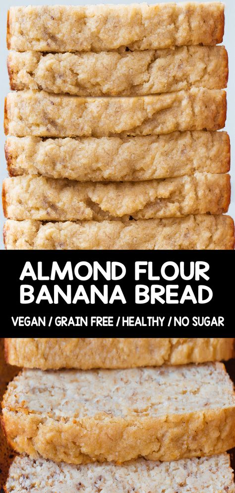 How To Make Low Carb Almond Flour Banana Bread Banana Bread Almond Flour, Almond Flour Banana Bread, Almond Flour Banana, Glutenfri Baking, Keto Banana Bread, Flours Banana Bread, Almond Flour Recipes, Best Banana Bread, Low Carb Bread