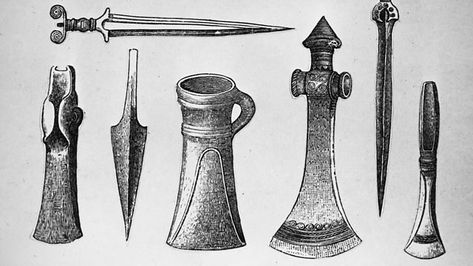 Bronze Age Tools, Neolithic Revolution, Prehistoric Period, Iron Tools, Ancient Warfare, Iron Age, Viking Jewelry, Bronze Age, Archaeology