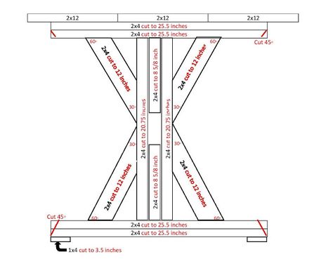 Diy Farmhouse Kitchen Table, Trestle Table Plans, Farmhouse Furniture Plans, Diy Farmhouse Kitchen, Diy Farmhouse Table Plans, Diy Farm Table, Farmhouse Table Legs, Farmhouse Kitchen Table, Build A Farmhouse Table