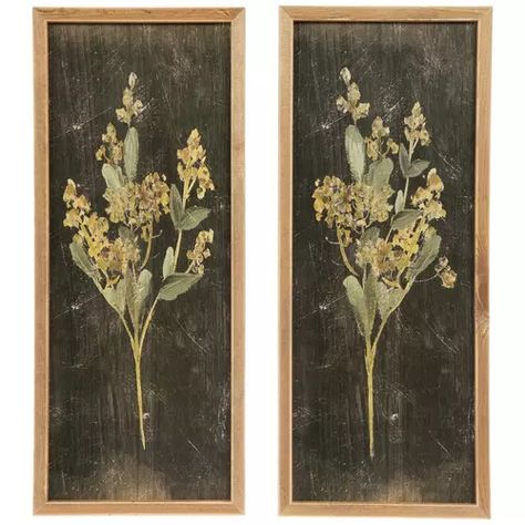 Dried Purple & White Flowers Framed Wall Decor | Hobby Lobby | 1960400 Vintage Wood Wall Art, Hobby Lobby Decor, Wall Decor Hobby Lobby, Vintage Inspired Decor, Mdf Frame, Room Decorating, Wall Decor Set, The Grove, Wood Wall Decor