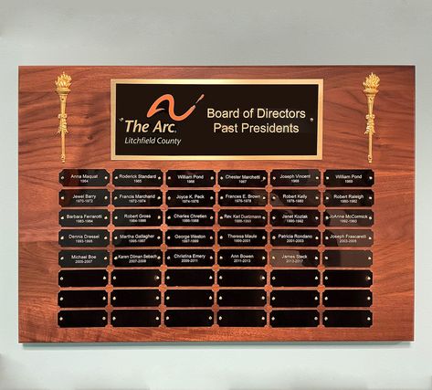 Plaque Design, Name Plaques, Board Of Directors, 25 Years, Contact Us