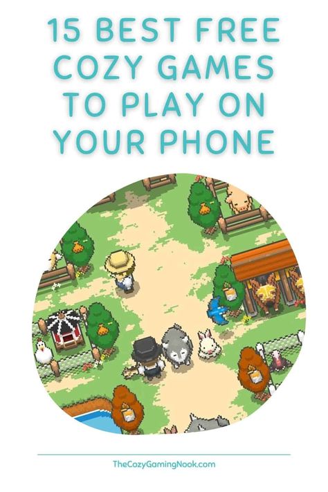 Looking for free cozy games to play on your phone? Check out our list of the 15 best cozy mobile games that offer relaxing and enjoyable experiences. Discover activities like farming, decorating, and interacting with adorable characters. Available on iOS and Android!rn Games To Play Iphone, Aesthetic Games To Download Iphone, Cool Mobile Games, Ios Games Iphone, Cosy Mobile Games, Cozy App Games, Cottagecore Mobile Games, Free Cozy Mobile Games, Fun Games On Iphone