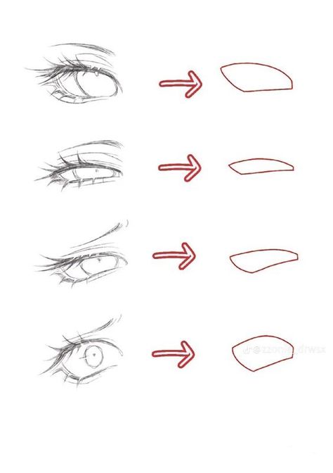 Easy Eye Drawing, 얼굴 드로잉, Eye Drawing Tutorials, Body Drawing Tutorial, Seni Dan Kraf, Art Tools Drawing, Sketches Tutorial, Easy Drawings Sketches, Anime Eye Drawing