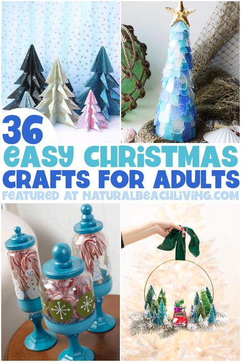 Group Christmas Crafts For Adults, Crafts For Adult Christmas Party, Christmas Craft For Senior Citizens, Michaels Christmas Crafts, Holiday Girls Night Craft, January Crafts For Adults Diy Ideas, Christmas Crafts For Ladies Night, Ladies Night Christmas Craft, Quick Christmas Crafts For Adults