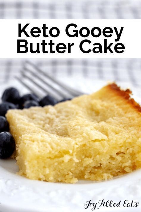 Keto Butter Cake, Keto Quiche, 1000 Calorie, Low Carb Backen, Desserts Keto, Postre Keto, Low Carb Cake, Gooey Butter Cake, Joy Filled Eats