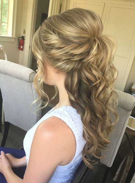 Wedding Hairstyles For Medium Length, Bridal Hair Half Up, Wedding Hair Half, Prom Hair Updo, Hair Half Up, Wedding Hairstyles Half Up Half Down, Peinados Fáciles Para Cabello Corto, Hairstyles For Medium Length Hair, Wedding Hair Down