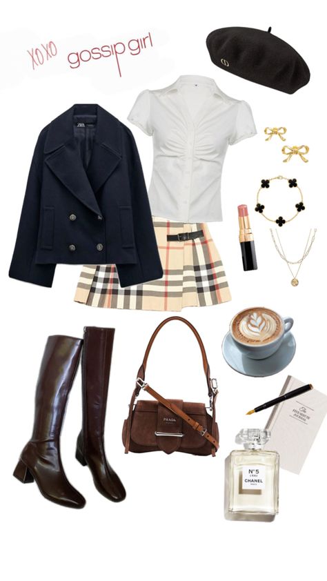 Elegant,#schooloutfit,gossip girl,blair,#blairwaldorf Gossip Girl Blair Outfits, Gossip Girl Fashion Outfits, Gossip Girl Outfits Blair, Gossip Girl Outfits Inspiration, Gossip Girl Outfit, Blair Waldorf Outfits, Nyc Winter Outfits, Gossip Girl Blair, Gossip Girl Outfits