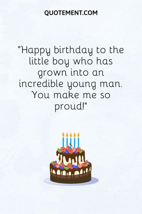 120 Sweet & Emotional Birthday Wishes For Son From Mom Happy Birthday Wishes For Your Son, 10 Birthday Quotes Son, Happy Birthday Card For Son, Happy 19th Birthday Son From Mom, Birthday Wish To Son From Mom, Birthday Message To A Son, Birthday Greetings For My Son, Words For Son's Birthday, Happy Birthday Wishes For A Son From Mom