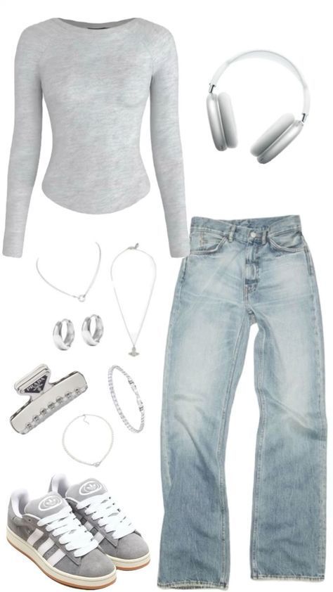 Sleek Outfit, Simple Outfits For School, Alledaagse Outfits, Mode Hipster, College Fits, Outfit Inspo Casual, Cute Lazy Day Outfits, Trendy Outfits For Teens, Cute Outfits For School