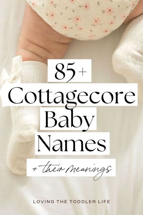 Searching for cute baby names and meanings? These cottagecore names are giving serious nature girl names vibes but have something so cozy about them! If you love rare baby names that aren't totally overdone, this list of baby girl names (rare baby names) is for YOU! SAVE this pin so you can come back to these baby girl names later! Unpopular Baby Names, Ethereal Names, Best Baby Girl Names, Baby Girl Names Rare, Nature Girl Names, Unique Baby Names For Boys, Western Baby Names, Uncommon Girl Names, Rare Baby Girl Names