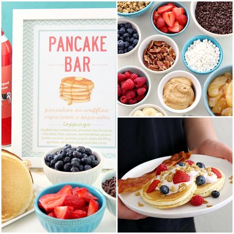 Birthday Brunch Activity Ideas, Pancake Supper Ideas, Office Breakfast Ideas Parties, Belgian Waffles Toppings, Winter Brunch Ideas, Staff Breakfast, Office Breakfast, Office Atmosphere, Pancake Bar