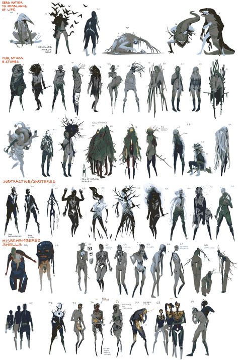 Science Fiction Character Design, Rpg Game Design, Character Design Process, Enemy Design, Nightmare Creatures, Concept Art Books, Artistic Process, Piskel Art, Book Of The Dead