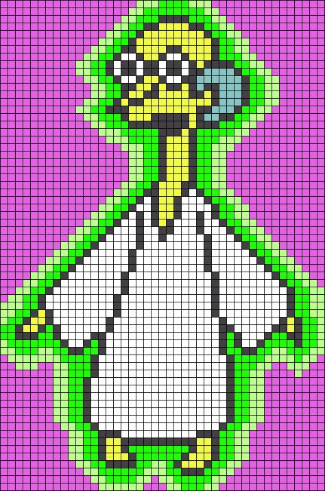 Terraria Pixel Art Templates, The Simpsons Cross Stitch, Weird Pixel Art, Simple Pixel Art Patterns, Cartoon Pixel Art, Funny Pixel Art, Mr Burns, Graph Paper Drawings, Graph Crochet