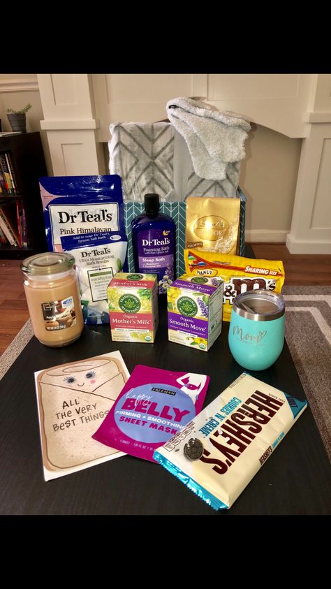 New Mom Basket Care Packages, Baby Shower Gift Basket For Mom Mommy Survival Kits, After Hospital Care Package, New Mom Care Basket, New Mommy Care Package, Care Package Ideas For Mom, Labor Basket For Mom, Care Package Ideas For Pregnant Friend, New Baby Basket For Mom