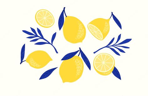 Premium Vector | Set of drawn lemons. citrus fruits, lemons, limes. illustration. isolated elements for design Lime Vector, Lemon Drawing, Elements For Design, Fruits Drawing, Lemon Art, 타이포그래피 포스터 디자인, Contemporary Art Prints, Background Design Vector, Fruit Illustration