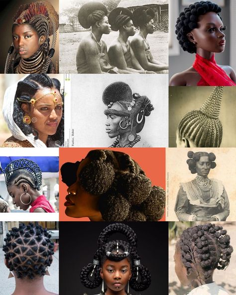 Natural african hair