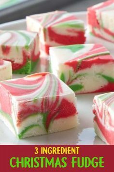 Treats For A Crowd, Simple Sweet Treats, 3 Ingredient Fudge, Church Desserts, Christmas Fudge Recipes Easy, 3 Ingredient Fudge Recipe, Party Dessert Ideas, Holiday Fudge Recipes, Crowd Desserts