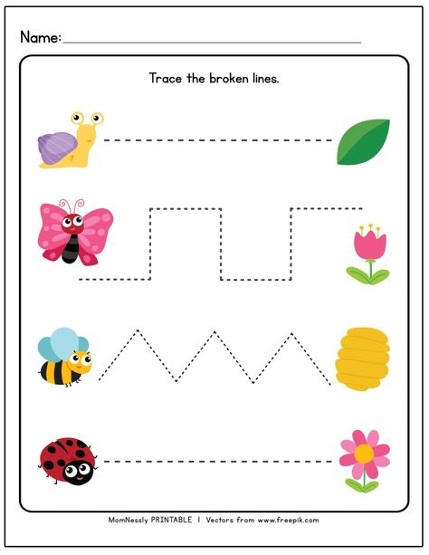 Tracing Lines Worksheets - https://tribobot.com Trace Lines Preschool Free Printable, Tracing Worksheets For Kindergarten, Tracing Lines Worksheets, Trace Line, Trace The Lines, Line Tracing Worksheets, Pre Writing Practice, Tracing Worksheets Free, Prewriting Skills