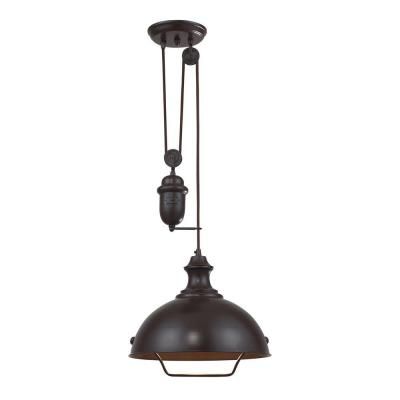 Create & Customize Your Lighting & Ceiling Fans Farmhouse Collection in Bronze – The Home Depot Craft Room Lighting, Lighting Farmhouse, Bronze Pendant Light, Farmhouse Pendant Lighting, Dome Pendant Lighting, Bowl Pendant, Down Light, Elk Lighting, Antique Lighting