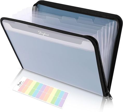 Amazon.com : SKYDUE Accordion File Organizer, 7 Pocket Expanding File Folder with Front Pocket, Letter Size, Important Document Organizer with Double Zipper, School Office Supplies : Office Products School Necessities, Document File Folder, Expanding File Folder, Accordion Folder, Document Organizer, File Organizer, Pocket Letter, Document Folder, File Organiser