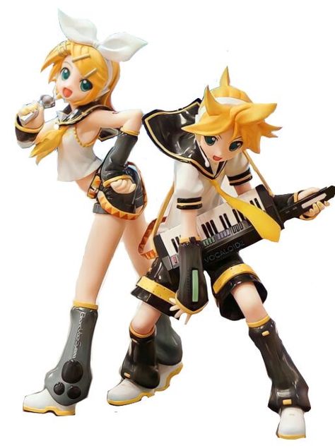 Len Y Rin, Kagamine Rin And Len, Figure Reference, Anime Figurines, Figure Poses, Wow Art, Pose Reference Photo, Art Poses, Drawing Poses